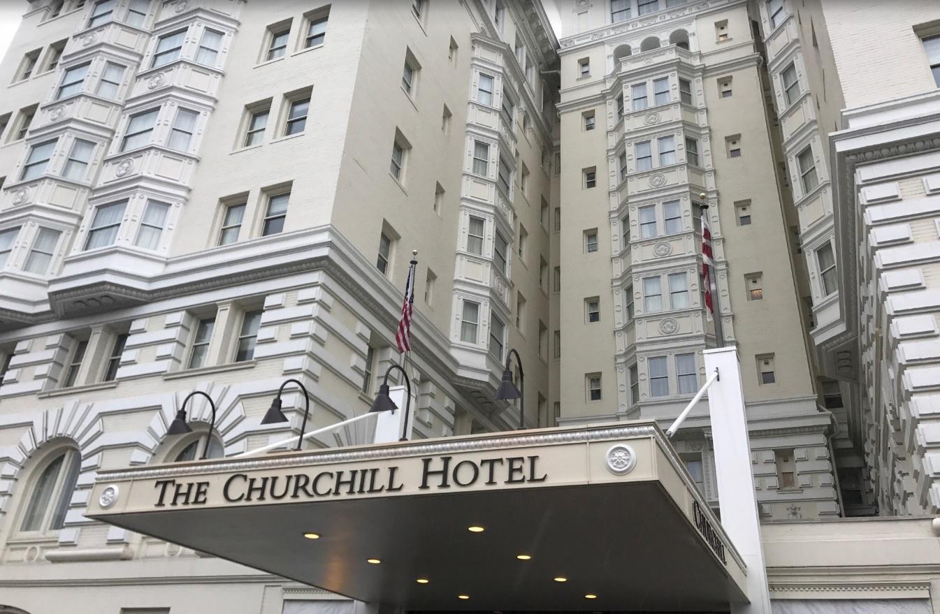 The Churchill Hotel Near Embassy Row Washington Exterior foto